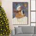 The Holiday Aisle® Snowman Blue I Premium Gallery Wrapped Canvas - Ready To Hang Canvas, in Black/Blue/Green | 12 H x 8 W x 1 D in | Wayfair