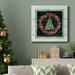 The Holiday Aisle® Oh Christmas Tree-Premium Gallery Wrapped Canvas - Ready To Hang Canvas, Solid Wood in Black/Blue/Green | 10 H x 10 W in | Wayfair