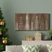 The Holiday Aisle® Barnwood Wonderland Collection D+ Premium Gallery Wrapped Canvas - Ready To Hang Canvas in Black/Blue/Green | Wayfair