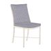 Summer Classics Monaco Patio Dining Side Chair w/ Cushions, Linen in White | 36.5 H x 19.5 W x 25 D in | Wayfair 342194+C3876343W6343