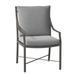 Summer Classics Monaco Patio Dining Armchair w/ Cushions in Gray | 36.25 H x 22 W x 25.75 D in | Wayfair 342031+C3594278N