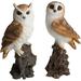 Loon Peak® Bibbye 2 Piece Statue Set Resin/Plastic in Brown/Gray/White | Wayfair B1381F662C4144AE84B668E528A6BCAB