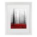 Red Barrel Studio® Philippe Sainte-Laudy 'Little Red Carpet' Matted Framed Art Canvas in Gray/Green/Red | 22 H x 18 W x 0.75 D in | Wayfair