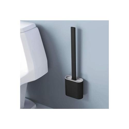 Tinor - Silikon-Klobürste - WC-Bürste/Toilettenbürste aus Kunststoff & Silikon, in edlem Design