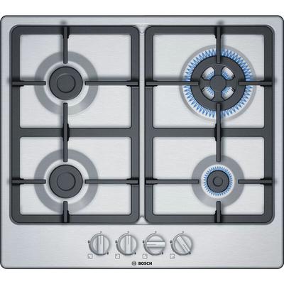 PGH6B5B90 Gaskochfeld Edelstahl autark 60 cm WOK-Brenner - Bosch