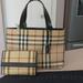 Burberry Bags | Authentic Burberry Small Tote And Wallet Comes With Dust Bag | Color: Brown/Tan | Size: Os