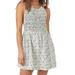 Free People Dresses | Free People Petunia Sleeveless Minidress In Tea Combo Size Small. New With Tags. | Color: Blue/Green | Size: S