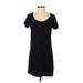 Gap Casual Dress - Shift: Black Solid Dresses - Women's Size X-Small