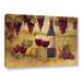 Red Barrel Studio® Fresco Afternoon Pinot - Painting on Canvas Metal in Brown/Green/Red | 32 H x 48 W x 2 D in | Wayfair