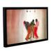 Red Barrel Studio® Black Brown & Beige - Painting on Canvas Canvas, Faux Fur in Blue/Orange/Red | 16 H x 24 W x 2 D in | Wayfair