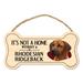 Imagine This Company It's Not a Home without Our Rhodesian Ridgback Bone Shaped Wood Breed Sign in Black | 7 H x 10 W x 0.5 D in | Wayfair DB1283