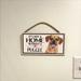 Imagine This Company It's Not a Home without Our Puggle Wood Breed Sign in Brown | 7 H x 10 W x 0.5 D in | Wayfair D6081