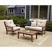 POLYWOOD® Lakeside 3-Piece Deep Seating Set Plastic | Outdoor Furniture | Wayfair PWS519-2-GY152939