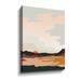 Corrigan Studio® Hills & Valleys III Boho Gallery Wrapped Canvas in Black/Blue/Brown | 10 H x 8 W x 2 D in | Wayfair