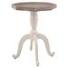 One Allium Way® Gendry 24.6" Tall Tray Top End Table Set Wood in Brown/Gray/White | 24.6 H x 18.1 W x 18.1 D in | Wayfair