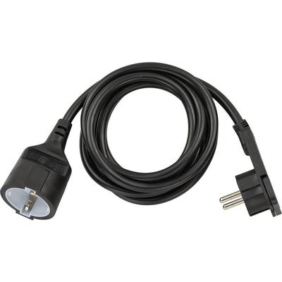 1168980020 Strom Verlängerungskabel Schwarz 2.00 m H05VV-F 3G 1,5 mm² - Brennenstuhl