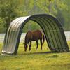 Shelterlogic - Weidezelt 'Run-In-Shed' Weideunterstand, 610 x 370 x 250 cm grün 22,57 m²