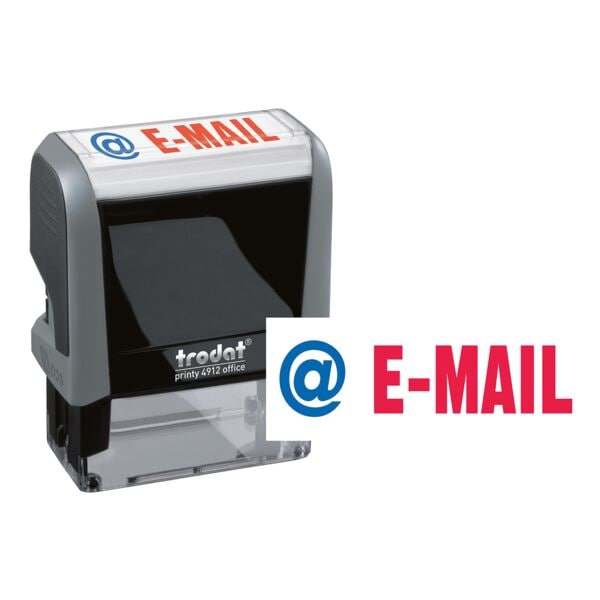 Trodat Textstempel »Office Printy 4912 @ E-Mail« schwarz Image