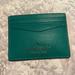 Kate Spade Bags | Kate Spade Staci Saffiano Leather Card Holder | Color: Green | Size: Os