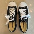 Converse Shoes | Barely Worn Black Leather Converse Jack Purcells | Color: Black | Size: 5.5