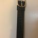 Free People Accessories | Black Patent Leather Belt | Color: Black/Gold | Size: Os