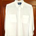 Polo By Ralph Lauren Shirts | Linen. Polo By Ralph Lauren Linen Button Down Shirt. M Xl | Color: White | Size: Xl