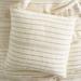 Anthropologie Bedding | Anthropolgie Woven Koselig Euro Sham | Color: Cream/White | Size: Euro