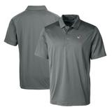 Men's Cutter & Buck Steel Toronto Blue Jays Prospect Textured Stretch Big Tall Polo