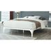 BSD National Supplies Harbor King Size Metal Bed Frame in White | 11 H x 76 W x 80 D in | Wayfair BSD-3345-IHW-DOMMY