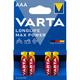 Longlife Max Power Micro aaa Batterie 4703 LR03 (4er Blister) - Varta