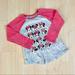 Disney Shirts & Tops | Minnie Mouse Faces Emojis Long Sleeve Red Gray Shirt Top Graphic Disney | Color: Gray/Red | Size: Sg