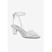 Women's Ransel Sandal by J. Renee in Clear Silver (Size 7 1/2 M)