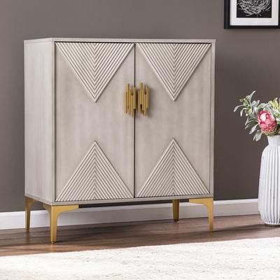 Lantara Modern Storage Cabinet by SEI Furniture in Gray