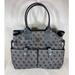 Dooney & Bourke Bags | Dooney & Bourke Black & Grey Signature Logo Extra Large Shoulder Bag | Color: Black/Gray | Size: Os