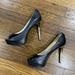 Michael Kors Shoes | Michael Kors Black Stiletto With Gold Heel Sz 7.5 | Color: Black/Gold | Size: 7.5