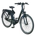 Prophete Geniesser E-Bike AEG ComfortDrive | Erwachsenen E Bike Herren/Damen | Elektrofahrrad Unisex | Pedelec City-E-Bike | Fahrrad 28 Zoll | Citybike mit Mittelmotor | ‎Schwarz matt