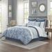 Charlton Home® Keller 8 Piece Comforter Set Polyester/Polyfill/Microfiber in Blue | King Comforter + 7 Additional Pieces | Wayfair