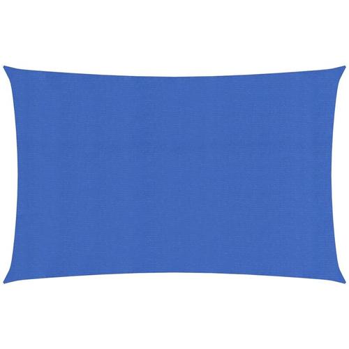 Sonnensegel,Sonnenschutzsegel 160 g/m² Blau 2×5 m hdpe vidaXL