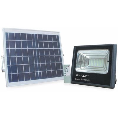 Solar LED-Fluter VT-40 mit Fernbedienung, 16 w, 1050 lm, 4000 k, schwarz - V-tac