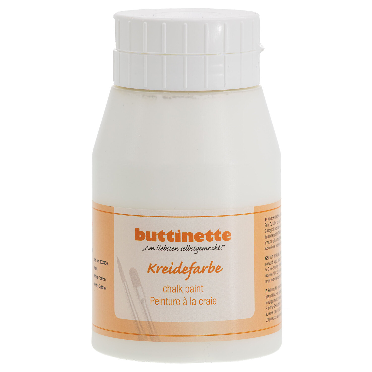 buttinette Peinture à la craie blanche, 500 ml