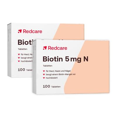 2x Biotin 5 mg N RedCare 2x100 St Tabletten Image