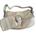 Coach Bags | Coach Medium Beige/White Shoulder Bag. Bag Only(Coin Purse In Separate Listing) | Color: Cream/White | Size: Os