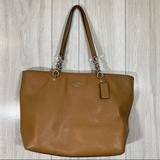 Coach Bags | Coach Sophia Pebbled Leather Tote Bag Handbag Purse 36600 | Color: Red | Size: Os