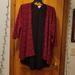 Lularoe Jackets & Coats | Beautiful Lularoe Jacket | Color: Red | Size: L