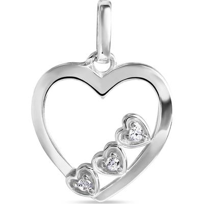 FAVS - Anhänger 925er Silber Charms & Kettenanhänger 1 ct Damen