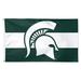 WinCraft Michigan State Spartans 3' x 5' Horizontal Stripe Deluxe Single-Sided Flag