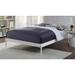 BSD National Supplies Villa Grey King Size Metal Bed Frame in White | 15 H x 79.5 W x 83.5 D in | Wayfair BSD-5745-IHW-DOMMY