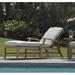 Summer Classics Croquet 66.5" Long Reclining Single Chaise w/ Cushions Wood/Solid Wood in Brown | 37 H x 29.5 W x 66.5 D in | Outdoor Furniture | Wayfair