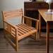 Latitude Run® Teak Recliner Patio Chair Wood in Brown/Orange | 77 H x 65 W x 55 D in | Wayfair 8E001953A2E14CFF968A9DAB41E59758