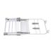 Rebrilliant Folding Drying Rack Metal/Steel in Gray | 38.5 H x 57 W x 23.5 D in | Wayfair F4573AB734A5457C9124C17BAD71532B